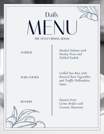 Elegant Restaurant Menu Templates