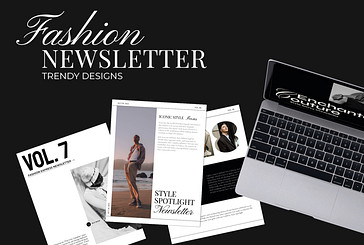 Monthly Fashion Newsletter Templates