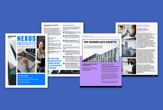 Weekly Newsletter Templates