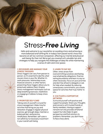 Health and Wellness Newsletters