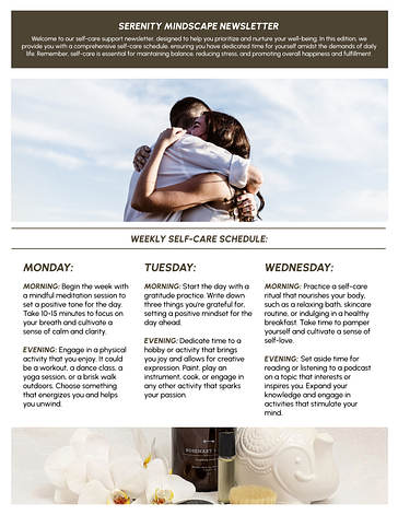 Health and Wellness Newsletters