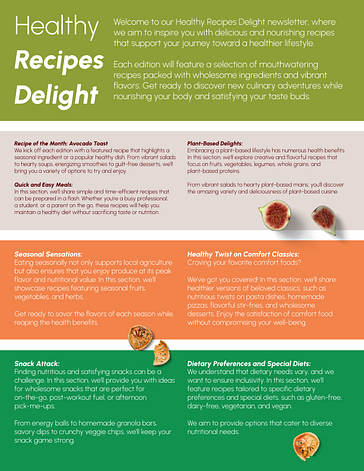 Health and Wellness Newsletters