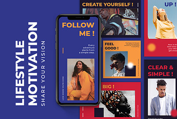 Lifestyle Motivation Visuals Kit