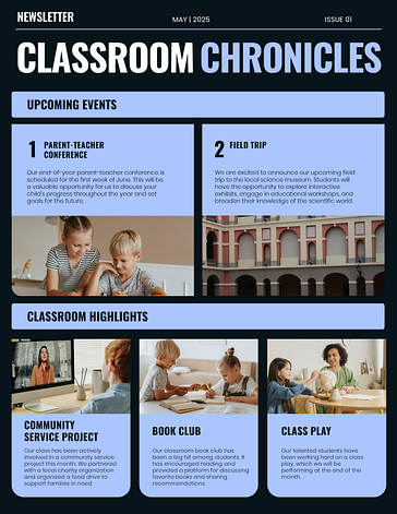 Bulletins de classe colorés