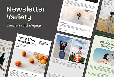 Newsletter Design Variety Templates
