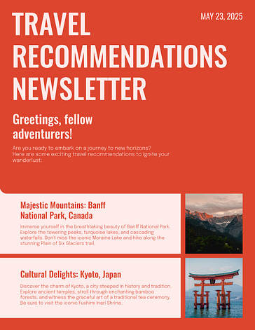 Modèles variés de design de newsletter