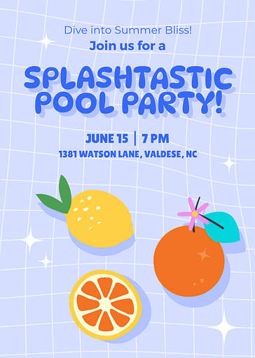 Fun Party Invitation Templates