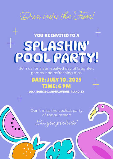 Fun Party Invitation Templates