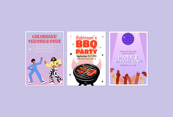 Fun Party Invitation Templates