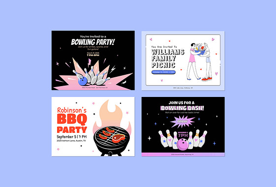 Fun Party Invitation Templates