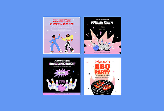 Fun Party Invitation Templates