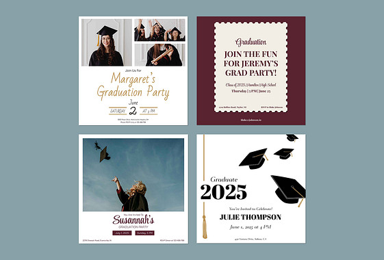 Graduation Party Invitations