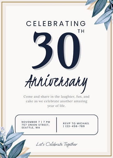 Special Occasion Invitation Templates