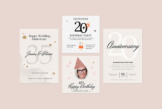 Special Occasion Invitation Templates