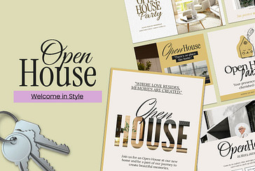 Open House Invitation Templates