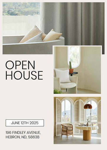 Open House Invitation Templates