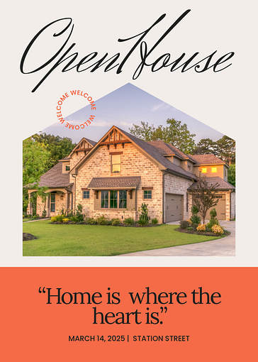 Open House Invitation Templates