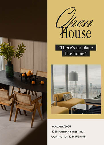 Open House Invitation Templates