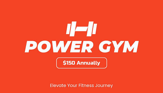 Gym and Wellness Gift Cards