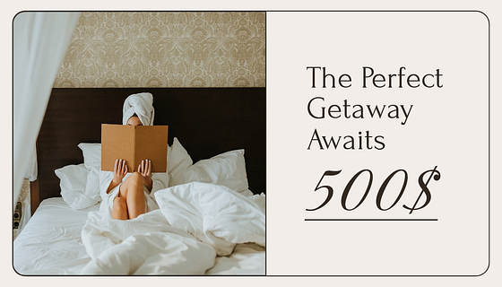 Collection de cartes cadeaux d‘escapade à l‘hôtel