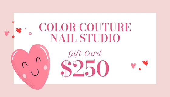 Nail Salon Gift Card Templates