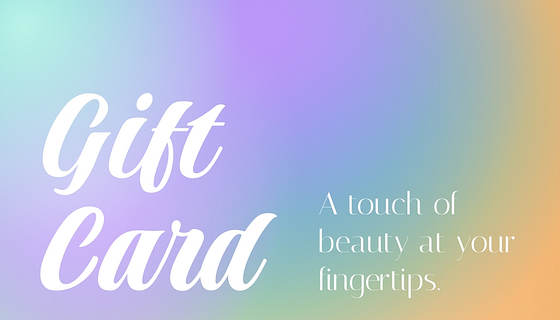 Nail Salon Gift Card Templates