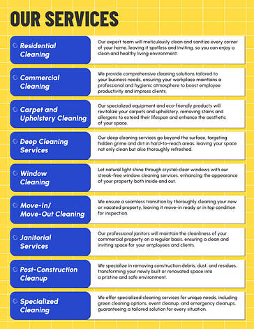 Cleaning Project Proposal Template