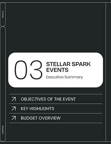 Multifunctional Event Proposal Template