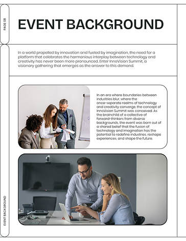 Multifunctional Event Proposal Template