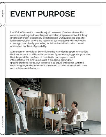 Multifunctional Event Proposal Template