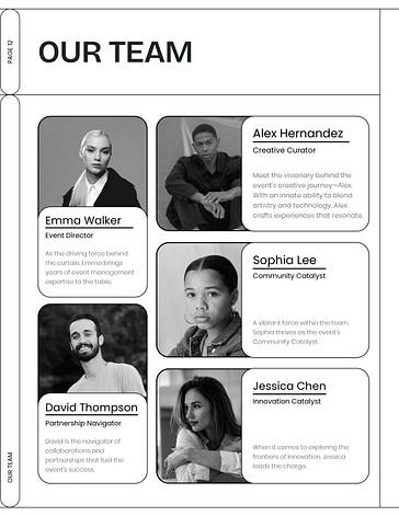 Multifunctional Event Proposal Template