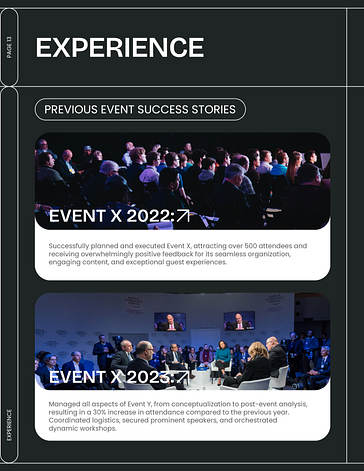Multifunctional Event Proposal Template