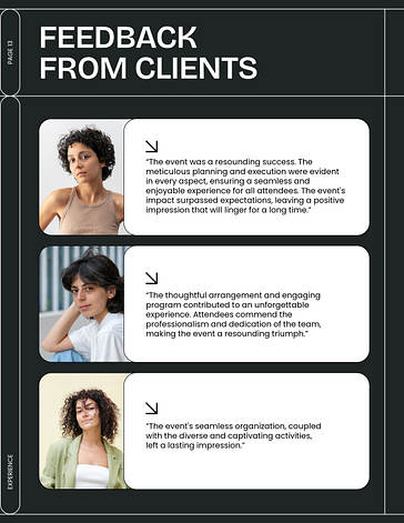 Multifunctional Event Proposal Template