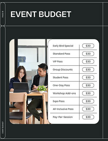 Multifunctional Event Proposal Template