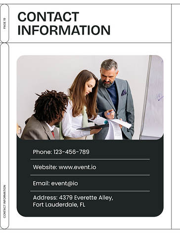 Multifunctional Event Proposal Template