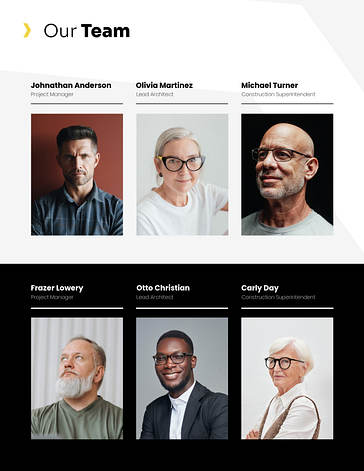 Construction Project Proposal Template