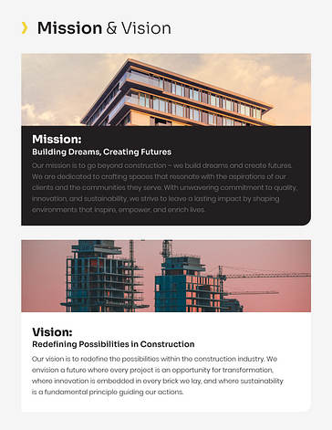Construction Project Proposal Template