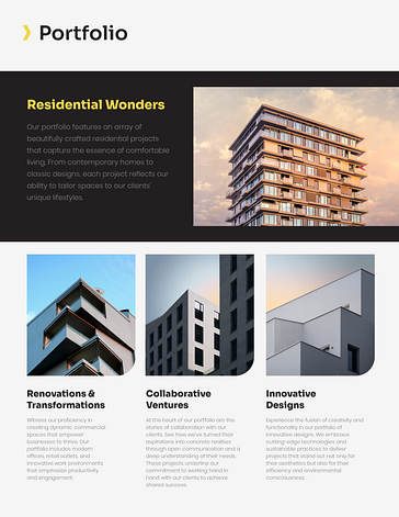 Construction Project Proposal Template