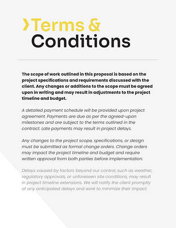 Construction Project Proposal Template