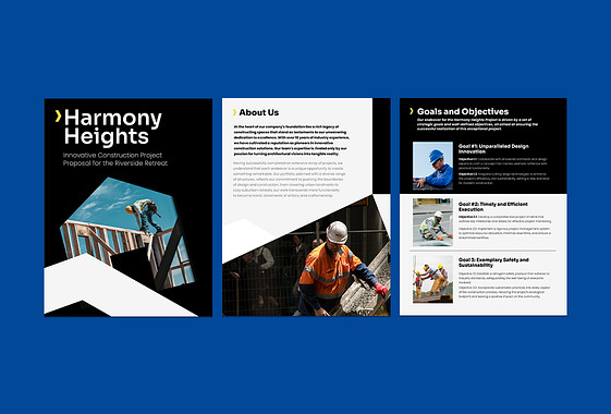 Construction Project Proposal Template