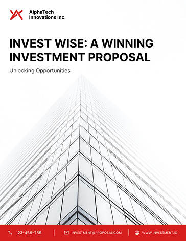 Corporate Investment Proposal Template