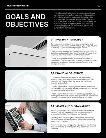 Corporate Investment Proposal Template