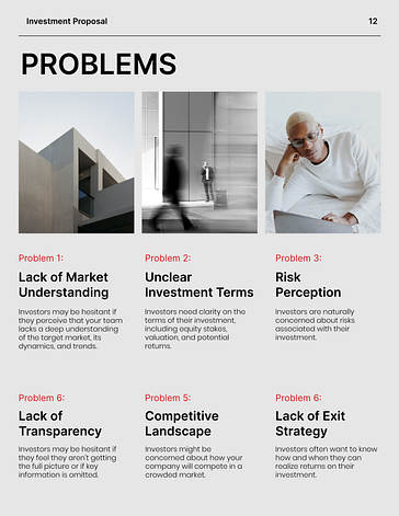 Corporate Investment Proposal Template