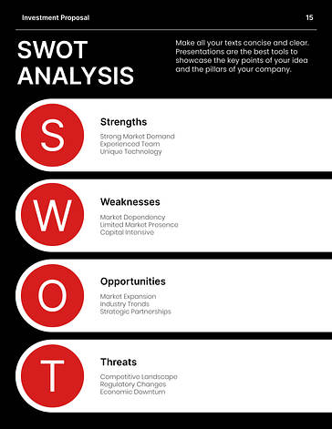 Corporate Investment Proposal Template