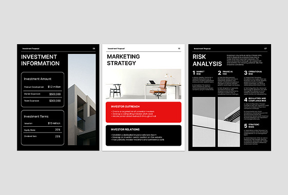 Corporate Investment Proposal Template