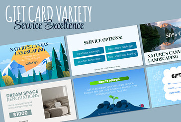 Professional Gift Card Variety