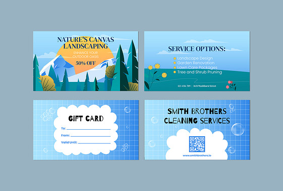 Professional Gift Card Variety