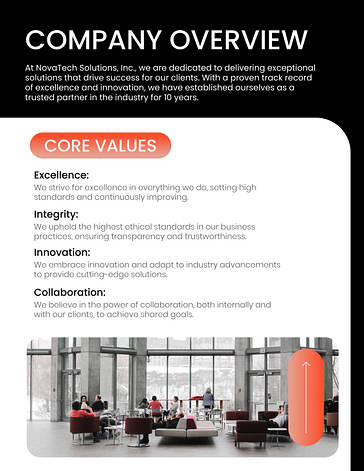 Professionelles Verkaufsangebot Vorlage