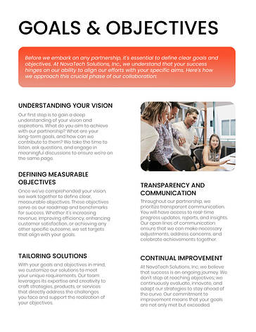 Professionelles Verkaufsangebot Vorlage