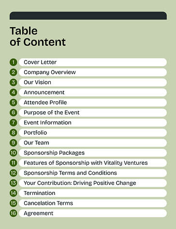 Sponsorship Proposal Templates